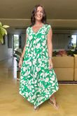 The Botanical Dress Emerald